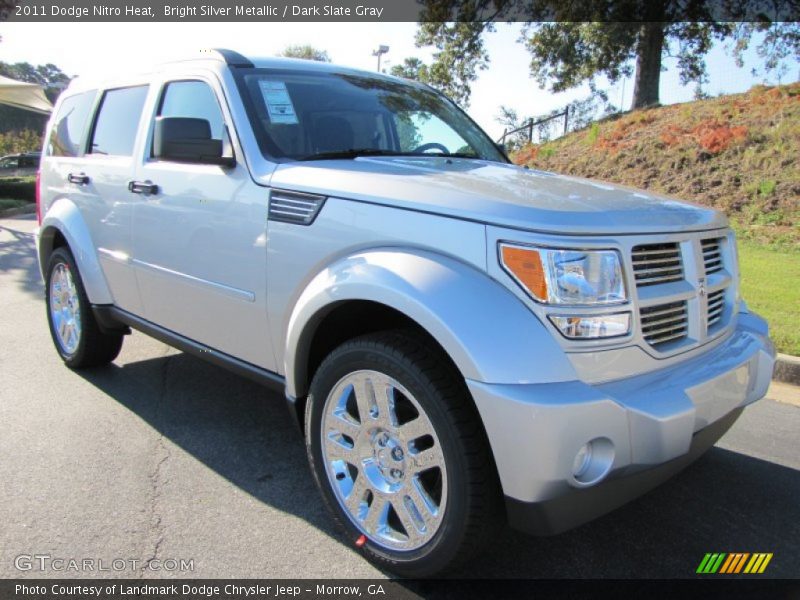 Bright Silver Metallic / Dark Slate Gray 2011 Dodge Nitro Heat