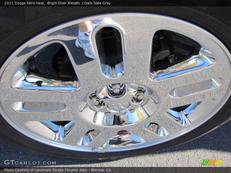 Bright Silver Metallic / Dark Slate Gray 2011 Dodge Nitro Heat