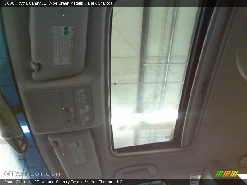 Aloe Green Metallic / Dark Charcoal 2008 Toyota Camry SE