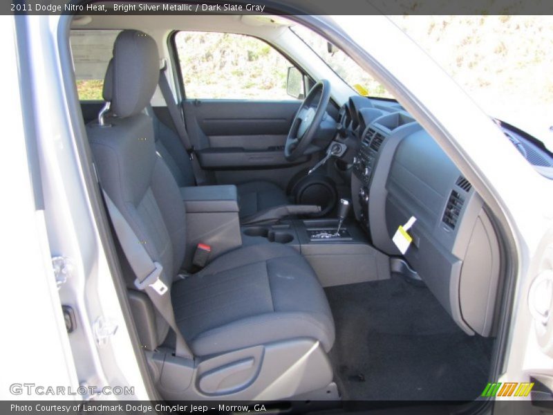 Bright Silver Metallic / Dark Slate Gray 2011 Dodge Nitro Heat