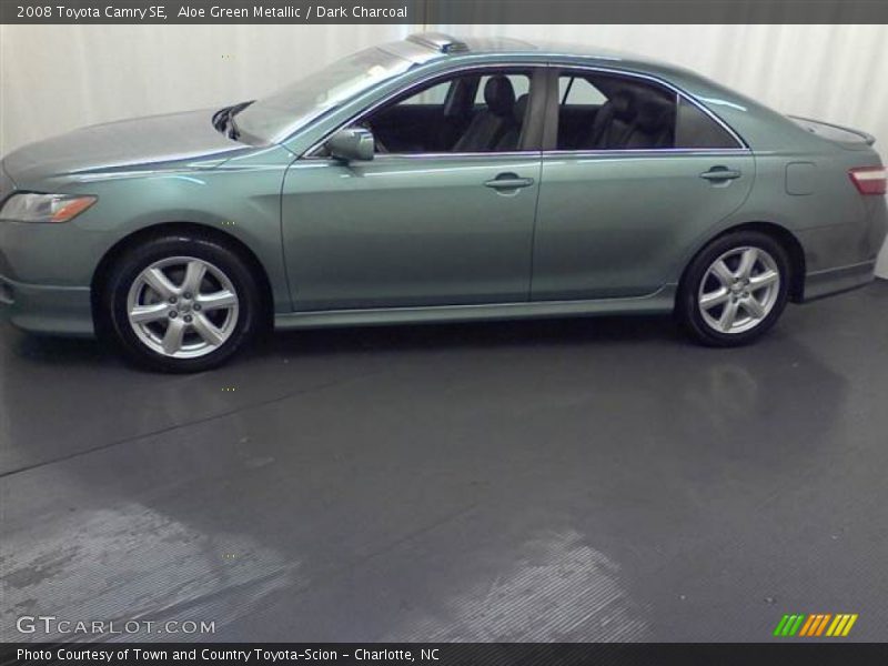 Aloe Green Metallic / Dark Charcoal 2008 Toyota Camry SE