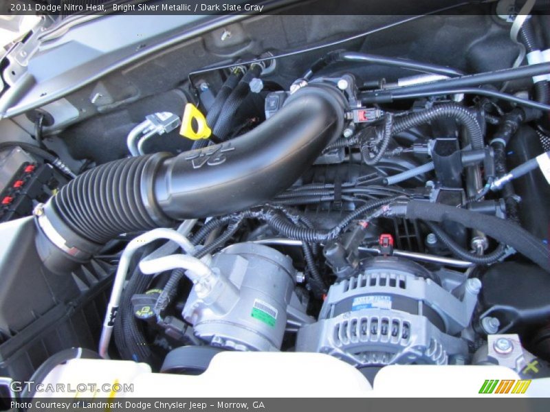Bright Silver Metallic / Dark Slate Gray 2011 Dodge Nitro Heat