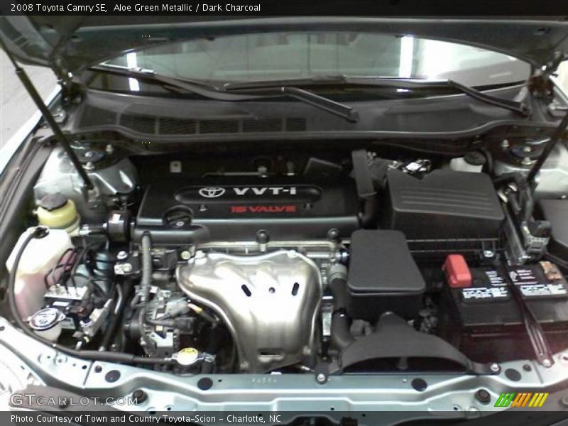 Aloe Green Metallic / Dark Charcoal 2008 Toyota Camry SE