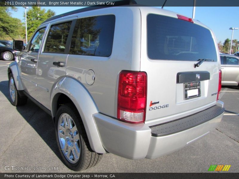 Bright Silver Metallic / Dark Slate Gray 2011 Dodge Nitro Heat