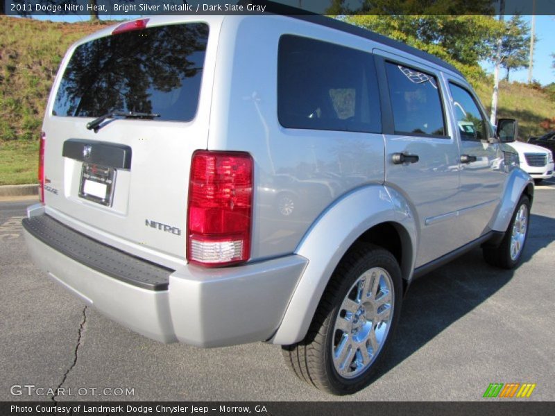 Bright Silver Metallic / Dark Slate Gray 2011 Dodge Nitro Heat