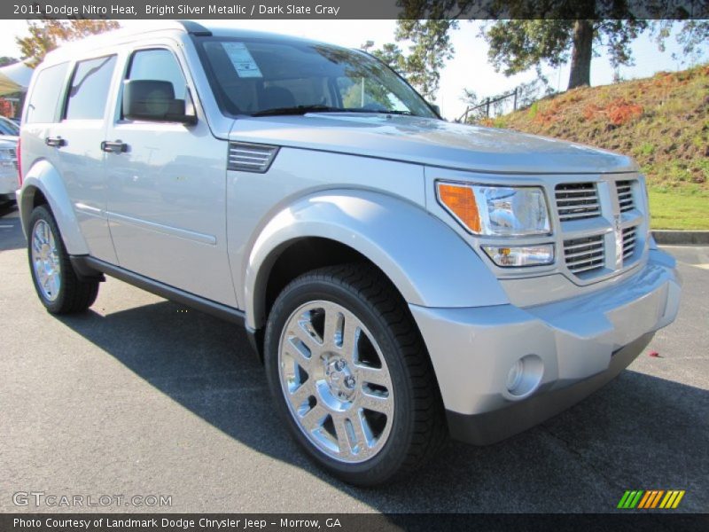 Bright Silver Metallic / Dark Slate Gray 2011 Dodge Nitro Heat