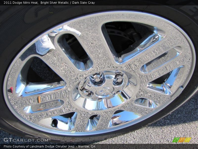 Bright Silver Metallic / Dark Slate Gray 2011 Dodge Nitro Heat
