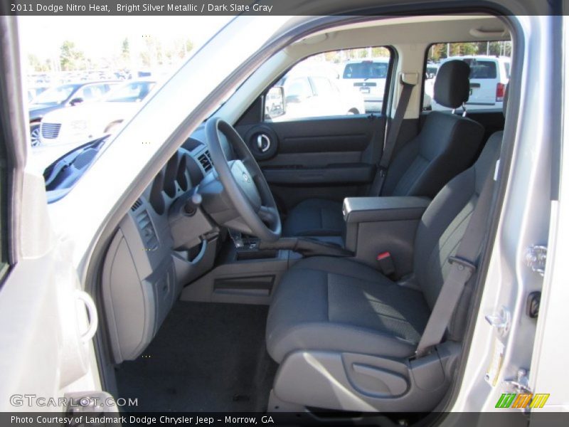 Bright Silver Metallic / Dark Slate Gray 2011 Dodge Nitro Heat