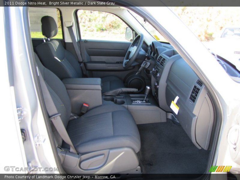Bright Silver Metallic / Dark Slate Gray 2011 Dodge Nitro Heat