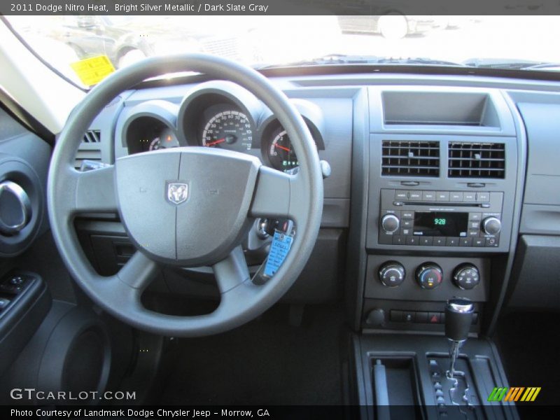 Bright Silver Metallic / Dark Slate Gray 2011 Dodge Nitro Heat