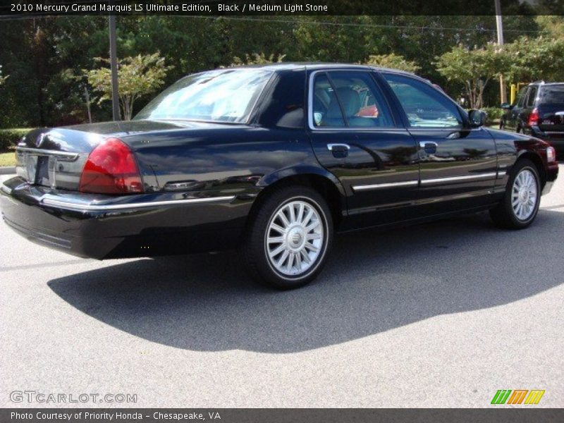 Black / Medium Light Stone 2010 Mercury Grand Marquis LS Ultimate Edition
