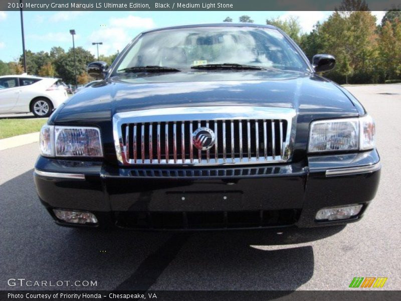 Black / Medium Light Stone 2010 Mercury Grand Marquis LS Ultimate Edition