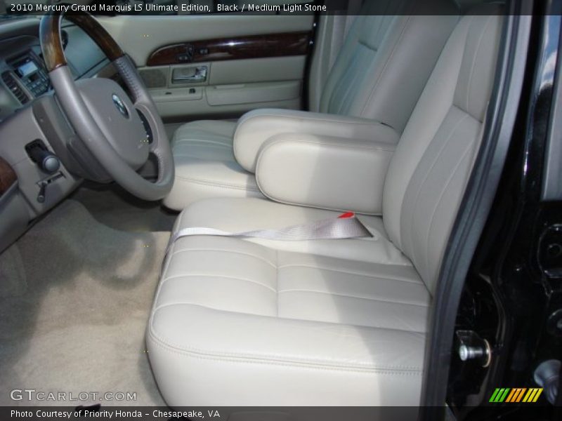 Black / Medium Light Stone 2010 Mercury Grand Marquis LS Ultimate Edition
