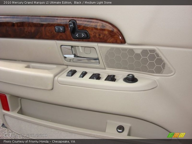 Black / Medium Light Stone 2010 Mercury Grand Marquis LS Ultimate Edition