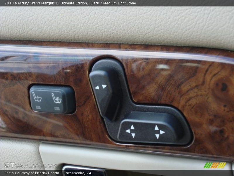 Black / Medium Light Stone 2010 Mercury Grand Marquis LS Ultimate Edition