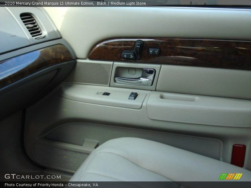 Black / Medium Light Stone 2010 Mercury Grand Marquis LS Ultimate Edition