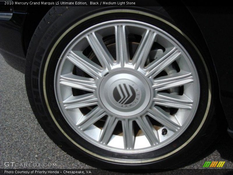 Black / Medium Light Stone 2010 Mercury Grand Marquis LS Ultimate Edition