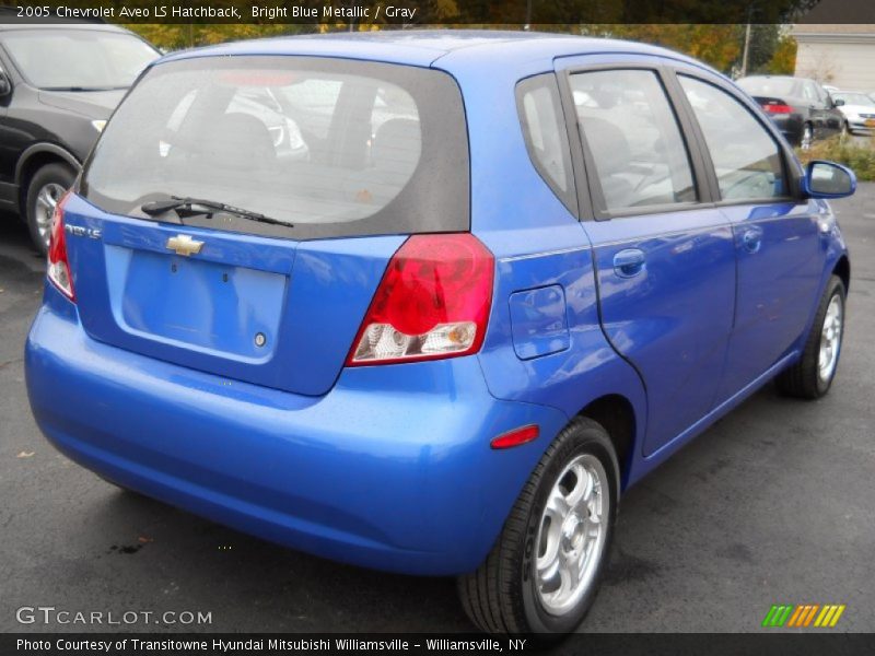 Bright Blue Metallic / Gray 2005 Chevrolet Aveo LS Hatchback