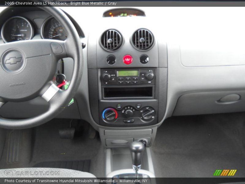Bright Blue Metallic / Gray 2005 Chevrolet Aveo LS Hatchback