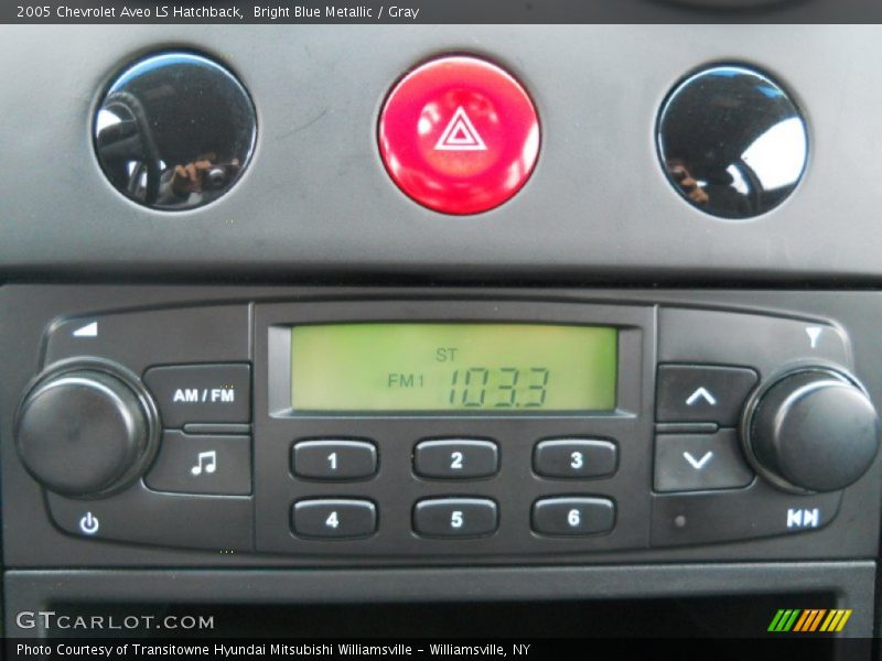 Bright Blue Metallic / Gray 2005 Chevrolet Aveo LS Hatchback