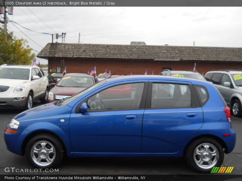 Bright Blue Metallic / Gray 2005 Chevrolet Aveo LS Hatchback