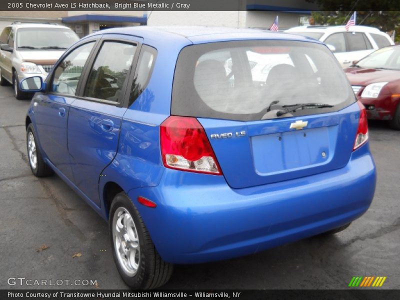 Bright Blue Metallic / Gray 2005 Chevrolet Aveo LS Hatchback
