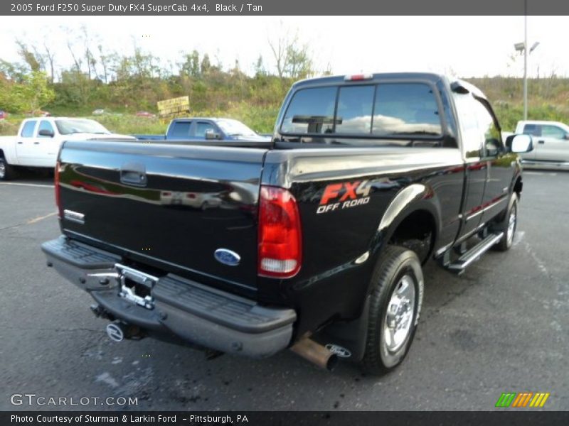 Black / Tan 2005 Ford F250 Super Duty FX4 SuperCab 4x4