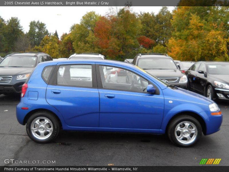 Bright Blue Metallic / Gray 2005 Chevrolet Aveo LS Hatchback
