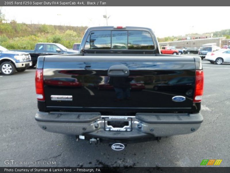Black / Tan 2005 Ford F250 Super Duty FX4 SuperCab 4x4