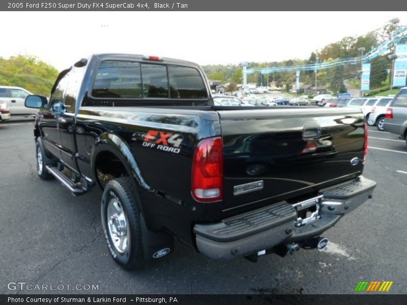 Black / Tan 2005 Ford F250 Super Duty FX4 SuperCab 4x4