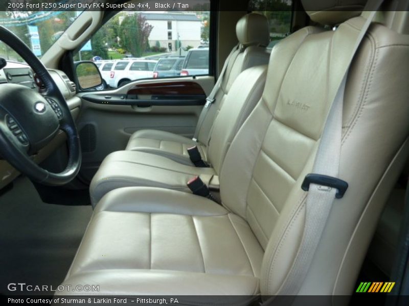 Black / Tan 2005 Ford F250 Super Duty FX4 SuperCab 4x4