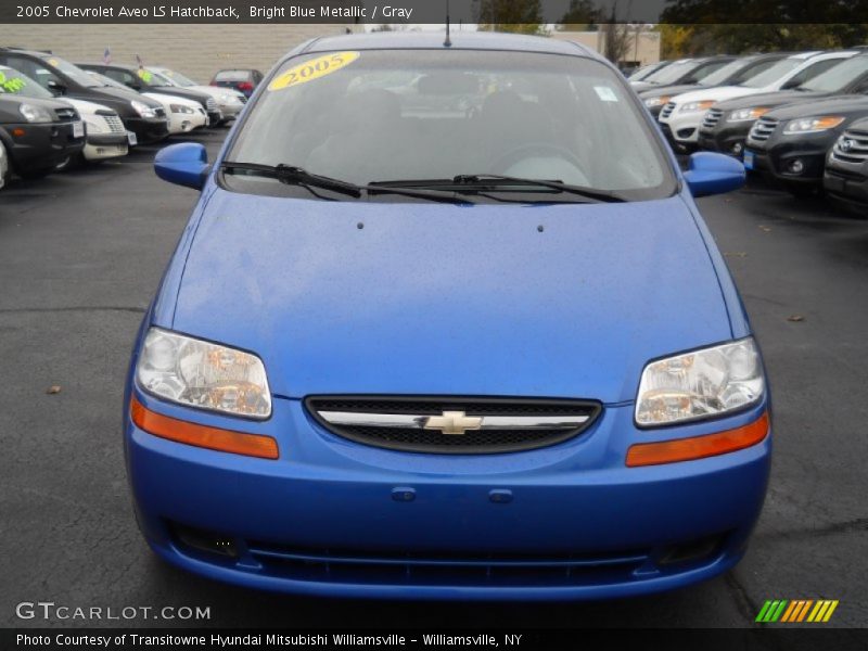 Bright Blue Metallic / Gray 2005 Chevrolet Aveo LS Hatchback