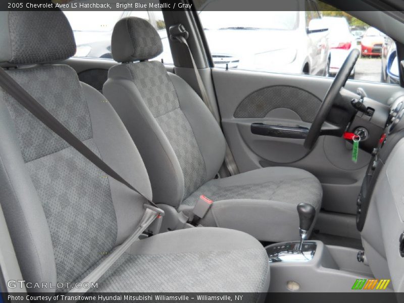 Bright Blue Metallic / Gray 2005 Chevrolet Aveo LS Hatchback