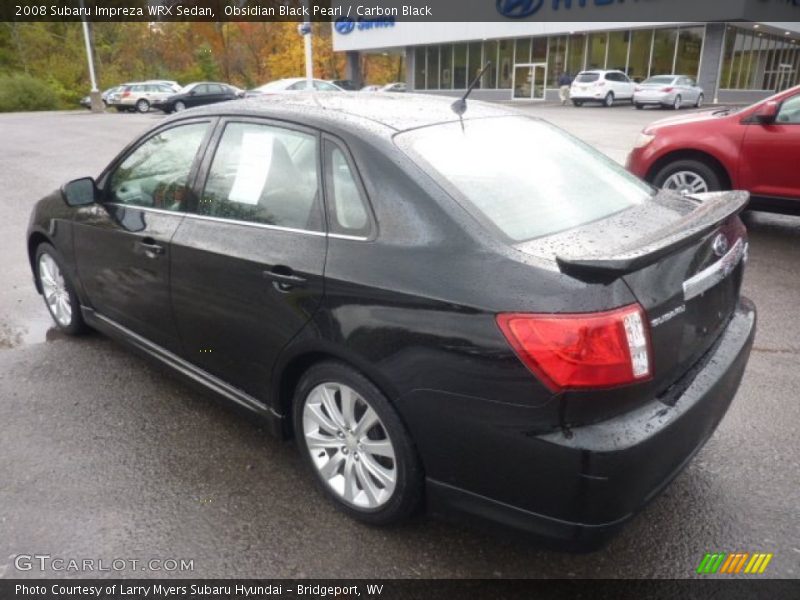 Obsidian Black Pearl / Carbon Black 2008 Subaru Impreza WRX Sedan