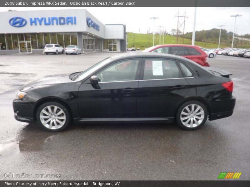 Obsidian Black Pearl / Carbon Black 2008 Subaru Impreza WRX Sedan