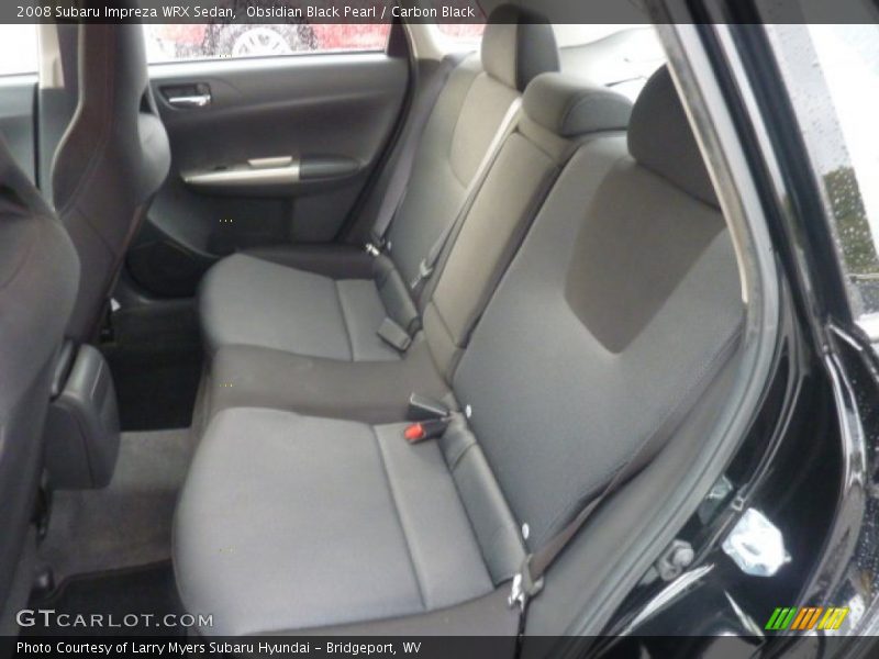  2008 Impreza WRX Sedan Carbon Black Interior