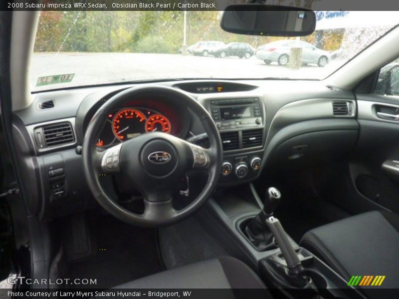 Dashboard of 2008 Impreza WRX Sedan