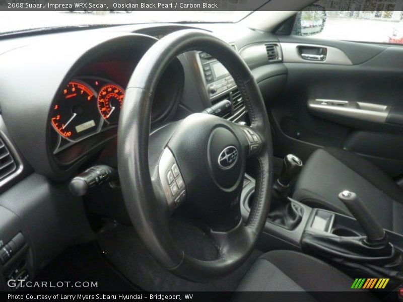 Obsidian Black Pearl / Carbon Black 2008 Subaru Impreza WRX Sedan