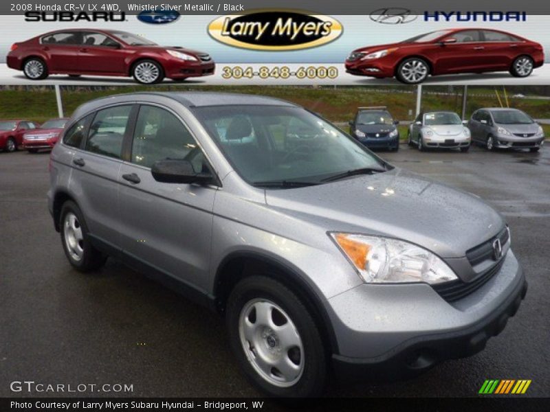 Whistler Silver Metallic / Black 2008 Honda CR-V LX 4WD
