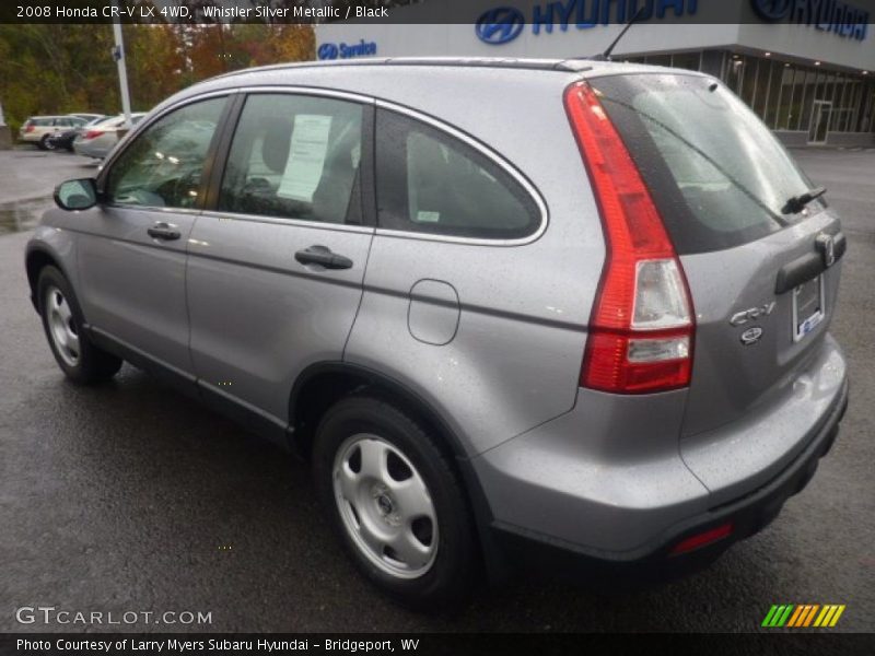 Whistler Silver Metallic / Black 2008 Honda CR-V LX 4WD