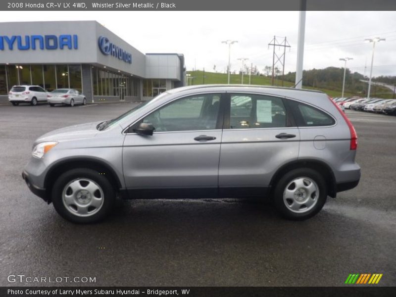 Whistler Silver Metallic / Black 2008 Honda CR-V LX 4WD
