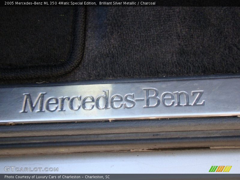 Brilliant Silver Metallic / Charcoal 2005 Mercedes-Benz ML 350 4Matic Special Edition