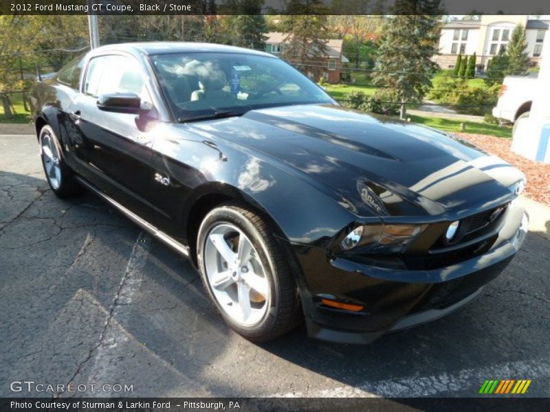 Black / Stone 2012 Ford Mustang GT Coupe