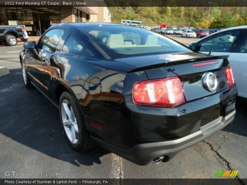 Black / Stone 2012 Ford Mustang GT Coupe