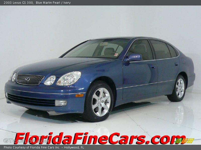 Blue Marlin Pearl / Ivory 2003 Lexus GS 300