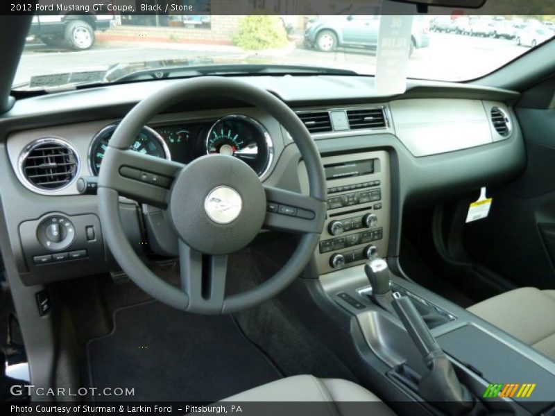 Black / Stone 2012 Ford Mustang GT Coupe