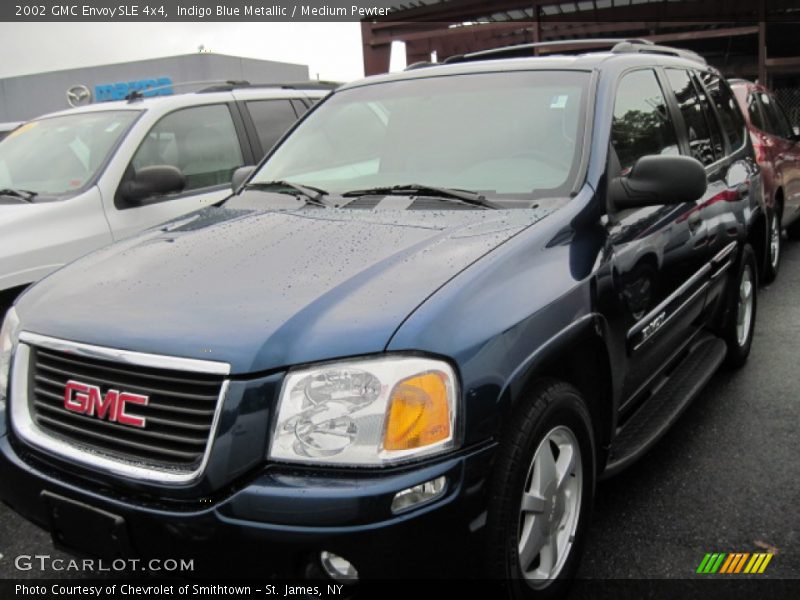 Indigo Blue Metallic / Medium Pewter 2002 GMC Envoy SLE 4x4