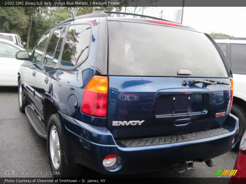 Indigo Blue Metallic / Medium Pewter 2002 GMC Envoy SLE 4x4