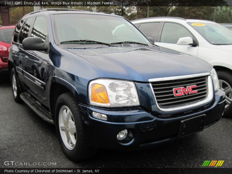 Indigo Blue Metallic / Medium Pewter 2002 GMC Envoy SLE 4x4