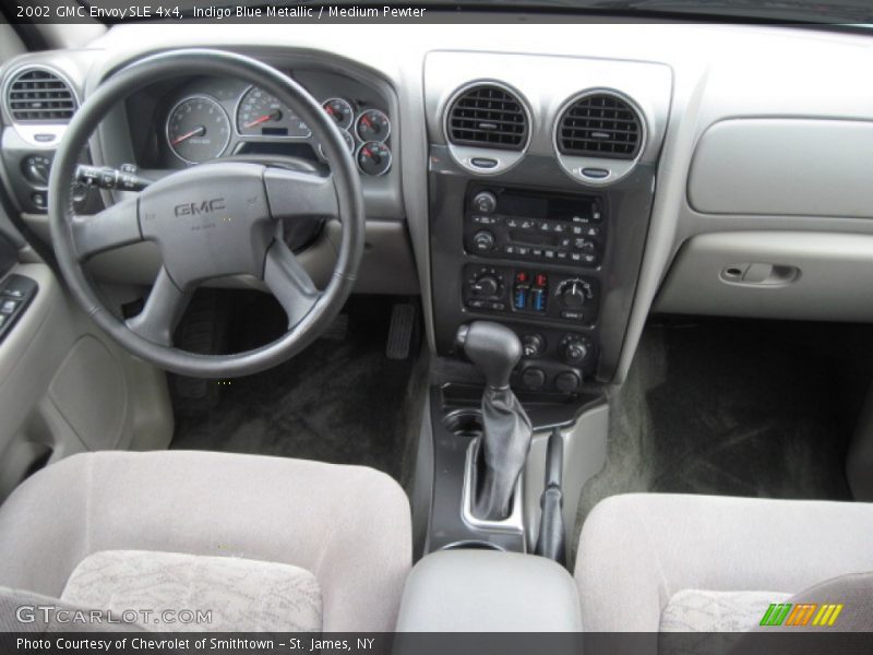 Indigo Blue Metallic / Medium Pewter 2002 GMC Envoy SLE 4x4